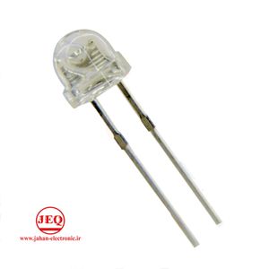 LED 4.8mm سفید کلاهی