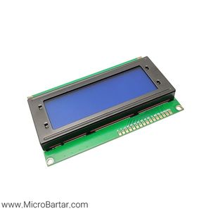 LCD ال سی دی کارکتری 20*4 آبی