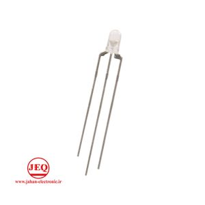 LED 3mm 3pin CC (R&G) سه پایه کاتد مشترک