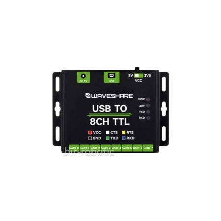 مبدل USB به سریال 8 کانال صنعتی