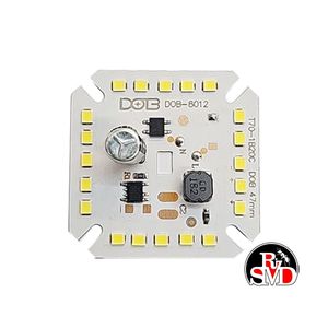 سفید مربعی خازن دار LED DOB 20W