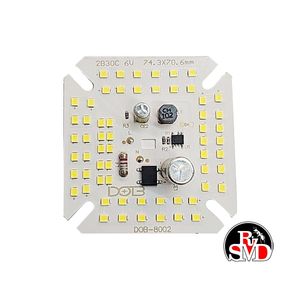 سفید مربعی خازن دار LED DOB 60W