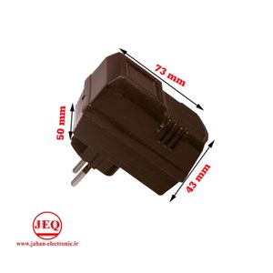جعبه آداپتوری دیواری 400mA دوشاخ دار