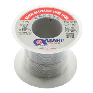 سیم لحیم 0.8mm 100gr مارک ASAHI