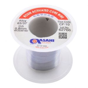 سیم لحیم 0.8mm 50gr مارک ASAHI