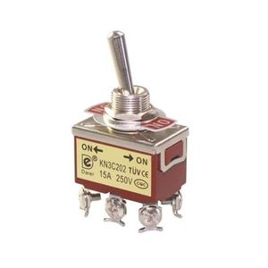 کلید کلنگی استارتی KN3-223C ON-OFF-ON TOGGLE SWITCH