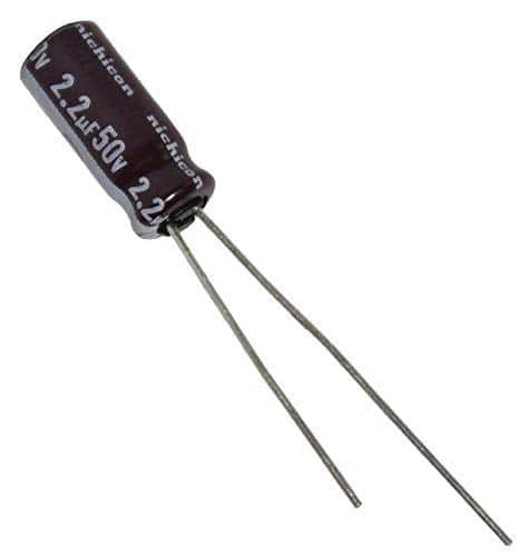 2/2UF 50V خازن الکترولیت