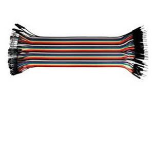 سیم برد بورد 20 سانتی متری فلتی نر به ماده BREADBOARD WIRES
