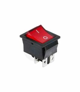 کلید راکر استارتی KCD1-2-123 ON-OFF-ON ROCKER SWITCH