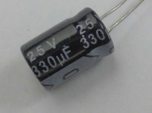 330UF 25V خازن الکترولیت