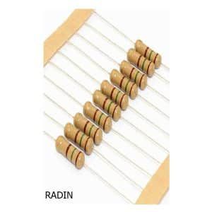 مقاومت کربنی 5 درصد 0.5R 1.2W