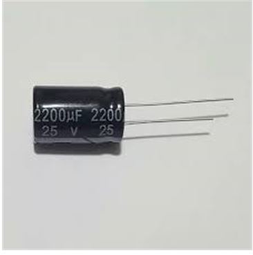 2200UF 25V خازن الکترولیت