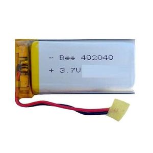 باتری لیتیوم پلیمر 3.7v ظرفیت 450mAh کد 402040