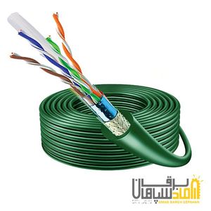 کابل شبکه   Cat 6 SF/UTP – PVC رسانا کابل (یک متر)