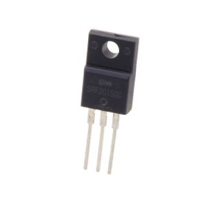 دوبل دیود شاتکی SRF20150C 20A-150V مارک GW پکیج TO-220FP