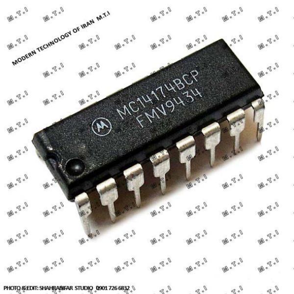 آی سی لینیر MC14174BCP  / MOTOROLA MALAYSIA