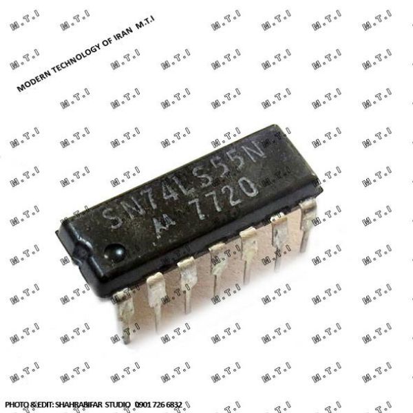 آی سی تی تی ال SN74LS55N  / MOTOROLA KOREA