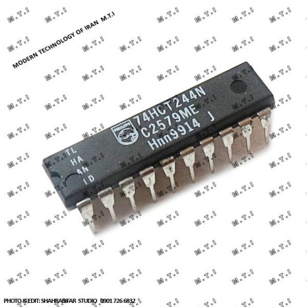 آی سی تی تی ال 74HCT244N  / PHILIPS THAILAND