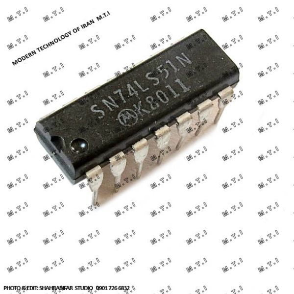 آی سی تی تی ال SN74LS51N  / MOTOROLA KOREA