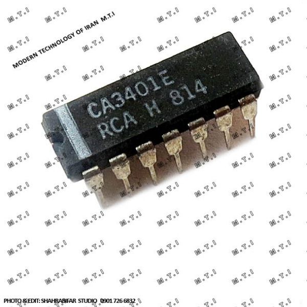 آی سی لینیر CA3401E / RCA MALAYSIA