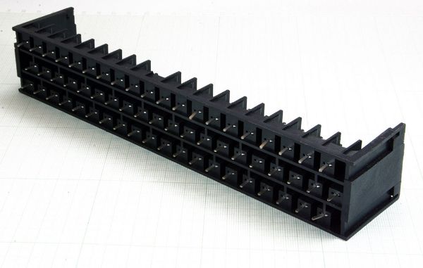 کانکتور  ترمینال مخابراتی   CONNECTOR TERMINAL 6A 250V 3X20PIN BLACK ST / JAPAN