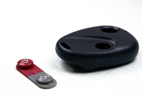 ریموت  REMOTE PLASTIC CASE 2KEYS ROUND BLACK