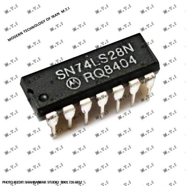 آی سی تی تی ال SN74LS28N  / MOTOROLA MALAYSIA