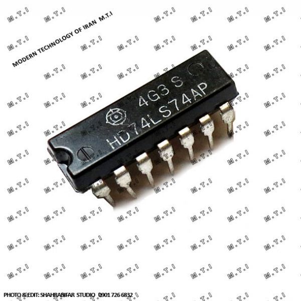 آی سی تی تی ال HD74LS74AP  / RENESAS MALAYSIA