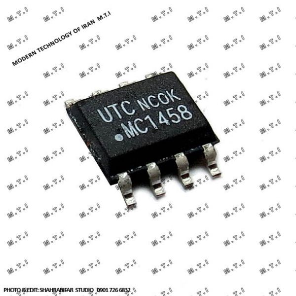 آی سی لینیر اس ام دی  MC1458 SMD-SO8  / UNISONIC