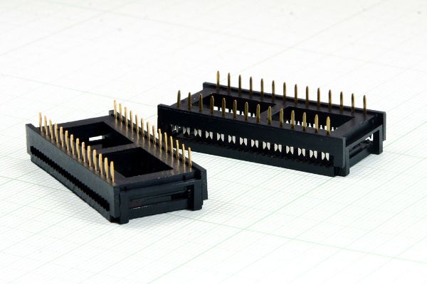 دیل سوکت    DIL SOCKET 28PIN WIDE / TAIWAN