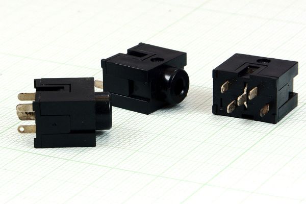 کانکتور CONNECTOR AUDIO 3.5MM FEMALE ST JACK 5PIN  / TAIWAN