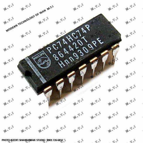 آی سی تی تی ال PC74HC74P  / PHILIPS THAILAND