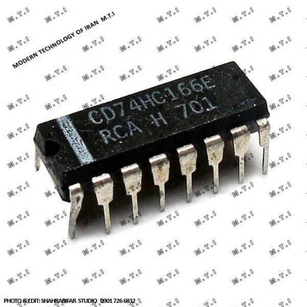 آی سی تی تی ال CD74HC166E  / RCA CHINA