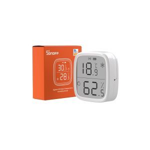 سنسور دما و رطوبت هوشمند زیگبی با نمایشگر SONOFF مدل SNZB-02D