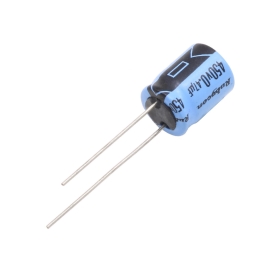 خازن الکترولیتی 0.47uF / 450V ژاپنی مارک RUBYCON