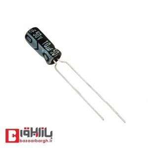 خازن الکترولیتی 10 میکرو فاراد 50 ولت