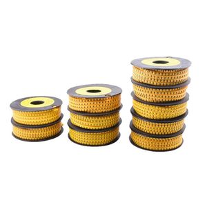 شماره کابل حلقوی حرف V سایز EC-2 بسته 500 عددی