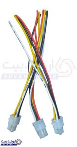 سوکت فن 4 پین ATX سیم دار (اورجینال/آکبند)