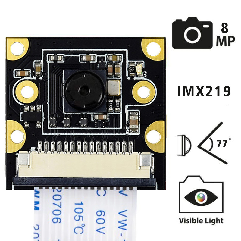 دوربین 8 مگاپیکسل IMX219 زاویه دید 77 با قابلیت IR دید در شب