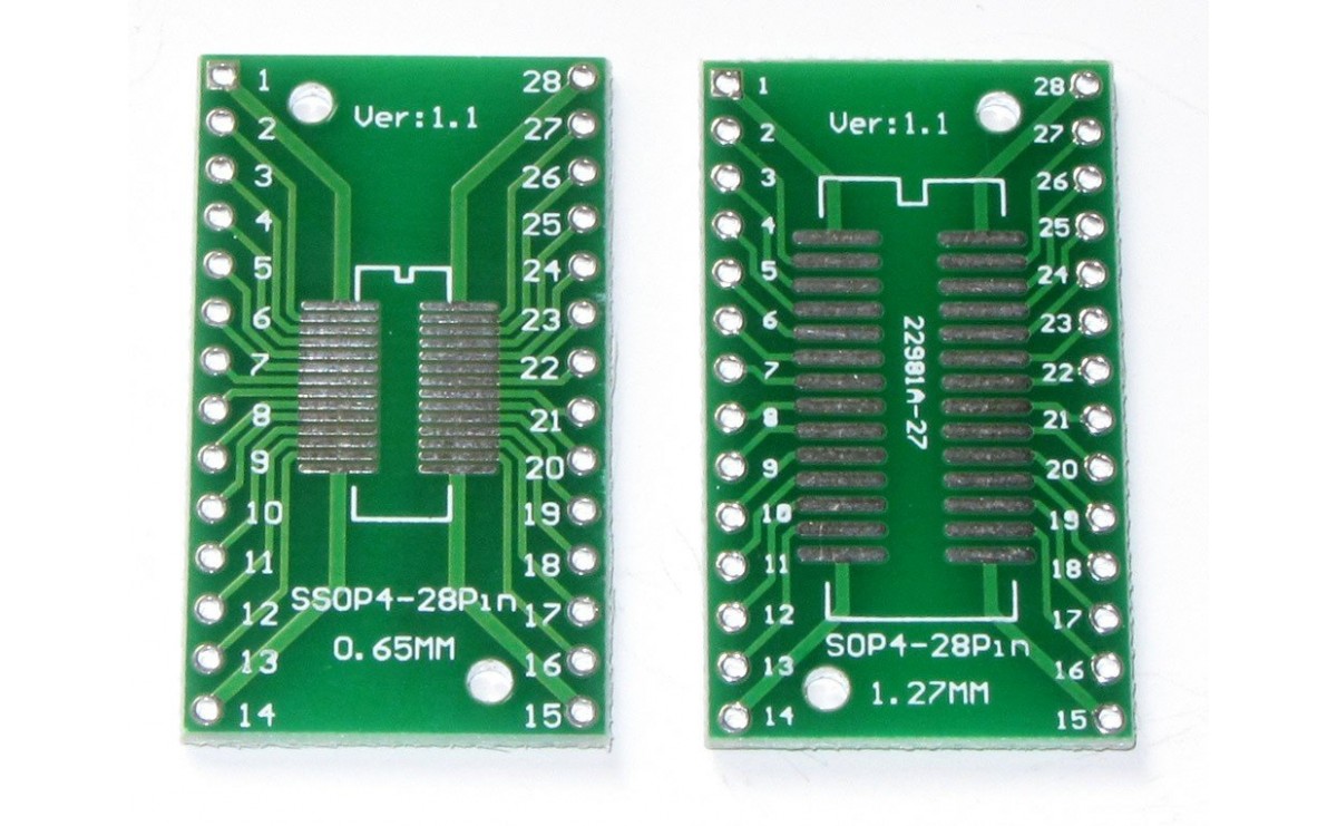 تبدیل SMD به DIP پکیج SOP28 SSOP28 TSSOP28