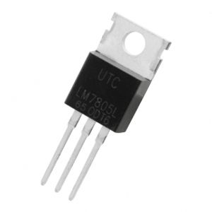 رگولاتور 5+ ولت LM7805L پکیج TO-220 تایوانی مارک UTC