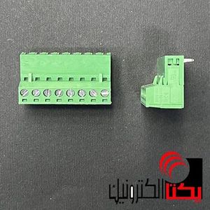 ترمینال فونیکس 8 پین رایت انگل بافاصله پایه 5.08