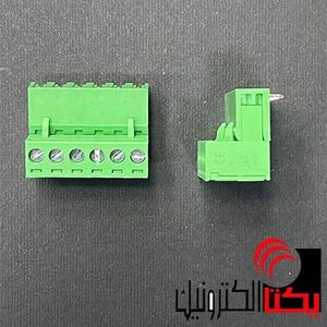 ترمینال فونیکس 6 پین رایت انگل بافاصله پایه 5.08
