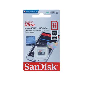 (اورجینال) کارت حافظه microSDHC سن دیسک کلاس 10 استاندارد UHS-I U1 سرعت 100MBps ظرفیت 32 گیگابایت ا Sandisk