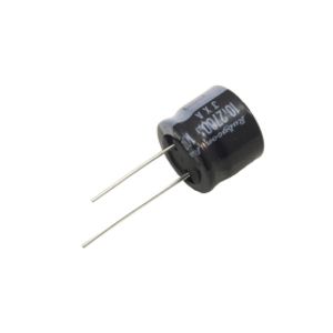 خازن الکترولیتی 2700uF / 10V ژاپنی مارک RUBYCON سری JXA