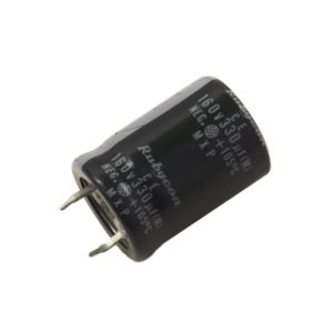 خازن الکترولیتی 330uF / 160V ژاپنی مارک RUBYCON سری MXP