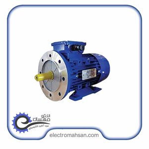 الکتروموتور دیزل ساز 0.55 کیلووات (3/4 اسب)، سه فاز, 3000 دور، تمام فلنج B35, پوسته آلومینیوم