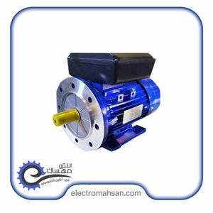 الکتروموتور دیزل ساز 0.75 کیلووات (1 اسب)، تک فاز کلاچ دار, 3000 دور، تمام فلنج B35, پوسته آلومینیوم