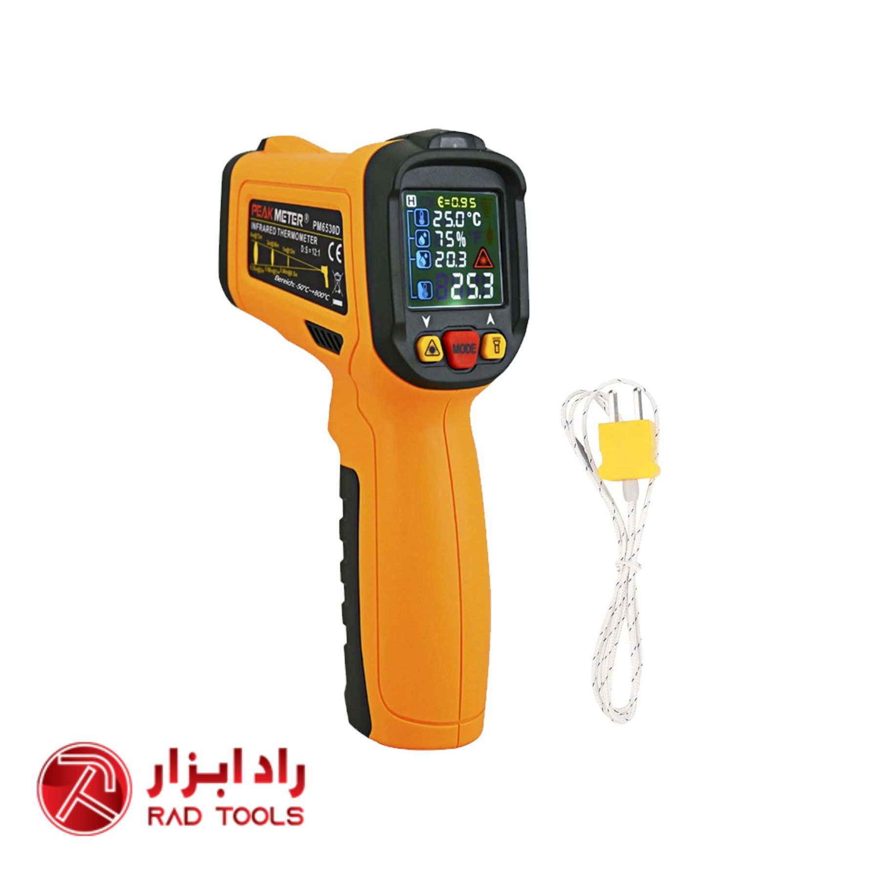 ترمومتر لیزری پیک متر PEAK METER PM6530D