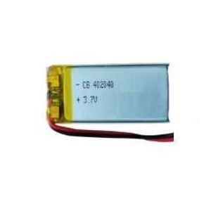 باتری لیتیوم پلیمر 3.7v ظرفیت 400mAh کد 402040